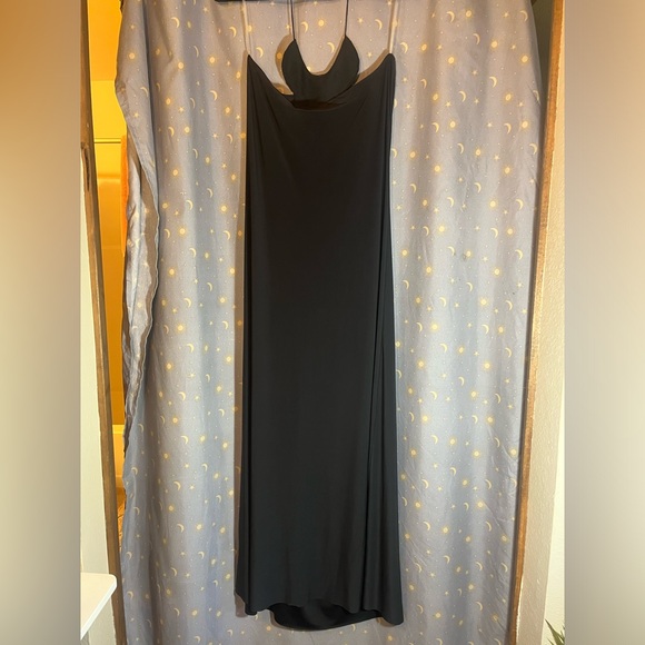 GWP!! NWT Tbags Los Angeles beaded long halter dress size small made in USA - Picture 4 of 14